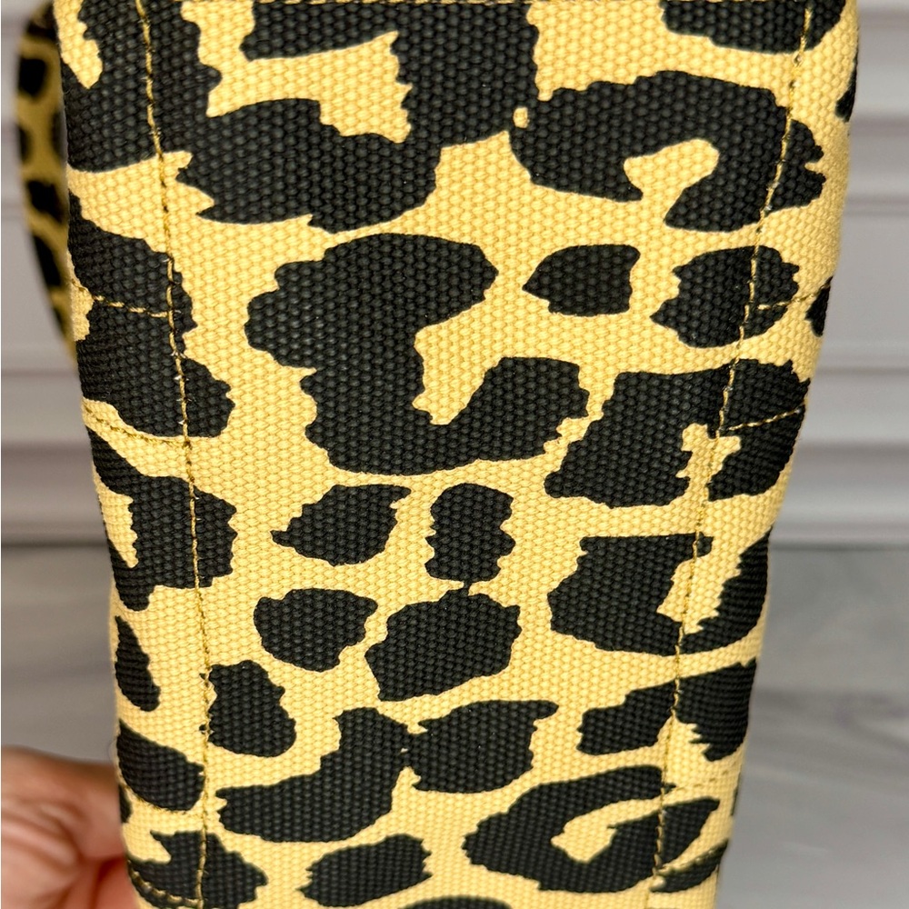 Coach Mini Tote Bag Leopard Canvas | Mini Carryall With Crossbody Strap | New - Picture 8 of 10